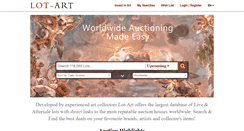 Desktop Screenshot of lot-art.com